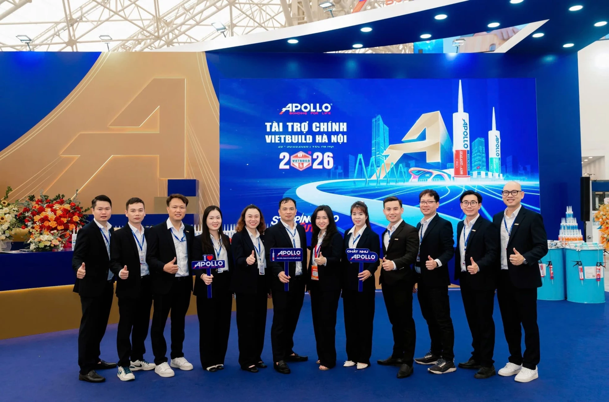 Apollo Silicone kiến tạo không gian giải pháp và chuyên môn tại Vietbuild Hà Nội 2026